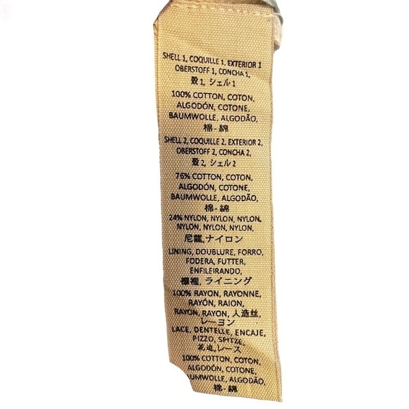 NEW Free People Sun Daze Shift Dress Crochet Detail 3/4 Sleeve Boho 100% Cotton - Picture 8 of 9